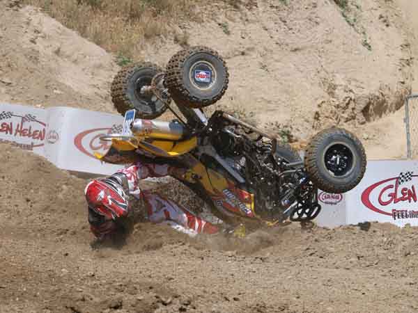 Honda atv crashes #6